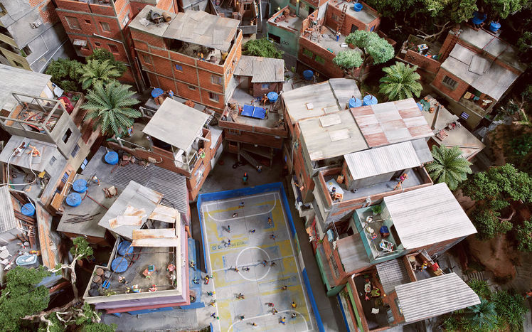 Rio favela fussball pl