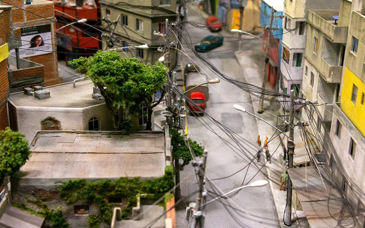 Rio favela verkabelung