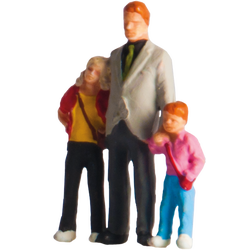Preiser Familie Vater Kinder