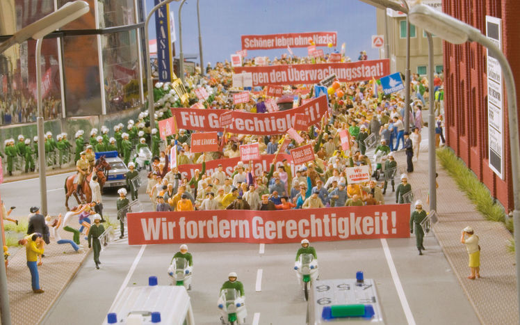 Utopia 2009 Die Linke Demo