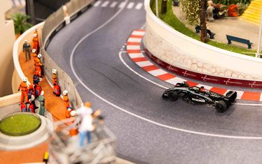 Rennstrecke Autobei Bande