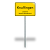 Icon abschnitte Ortsschild knuffingen