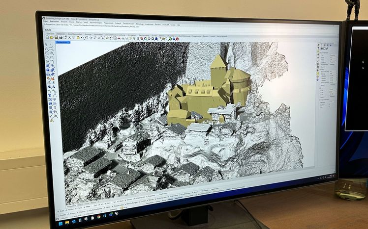 3 D Zeichnung Liechtenstein