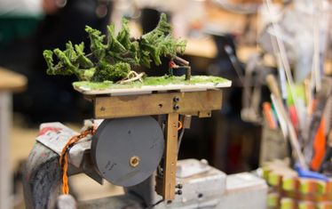 Amerika Tanne Werkstatt 2 Knopfdruckaktion