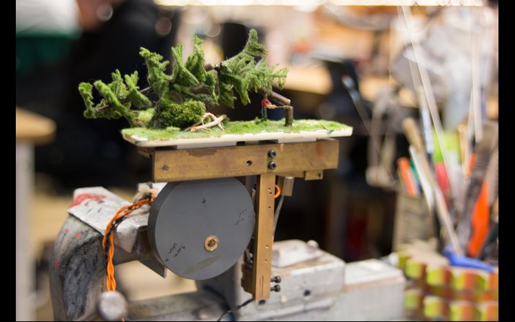 Amerika Tanne Werkstatt 2 Knopfdruckaktion