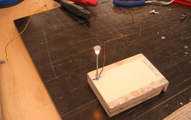 Content Modellbau Bauphase Lampe 3