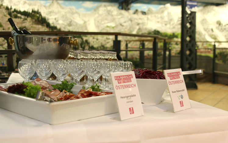 Sonderveranstaltung Kuli Oesterreich Buffet Anlage
