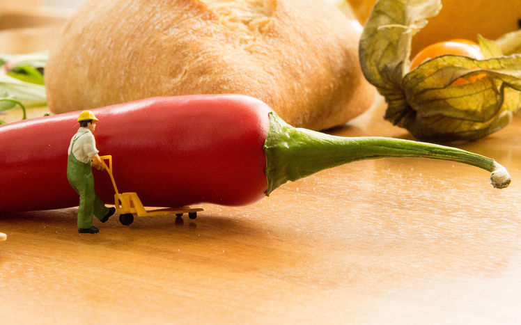 Sonderveranstaltung Preiser Kuli Staplerfahrer Pepperoni
