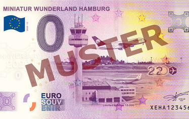 Geldschein anniversary vs 2020 flughafen