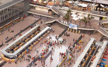 Flughafen Terminal Tag