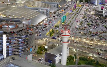 Flughafen Parkhaus Parkplatz Terminals