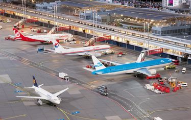 Flughafen Terminals Tag