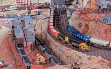 Amerika Erzverladung Lok