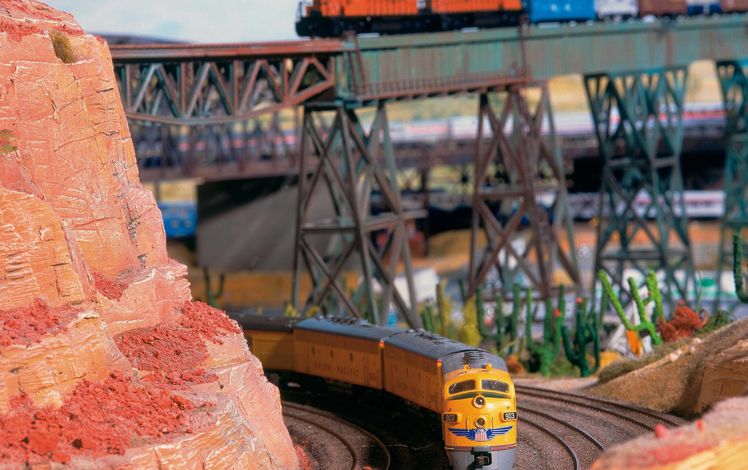 Amerika Lok Frontal Bruecke