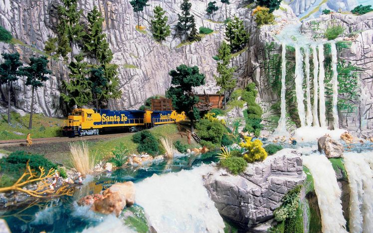 Amerika Wasserfall Lok