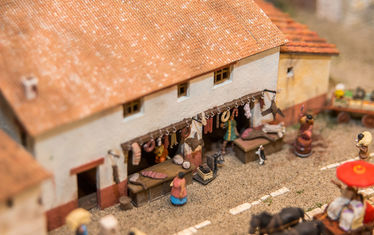 Italien Pompeji Fleischstand