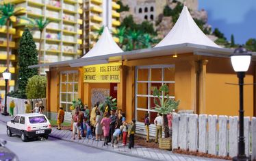 Italien Amalfi Ticketschalter