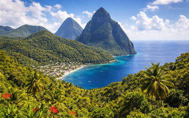 Karibik mood inselblick