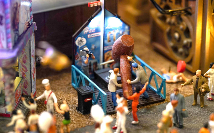 Mitteldeutschland kirmes detail hau den lukas