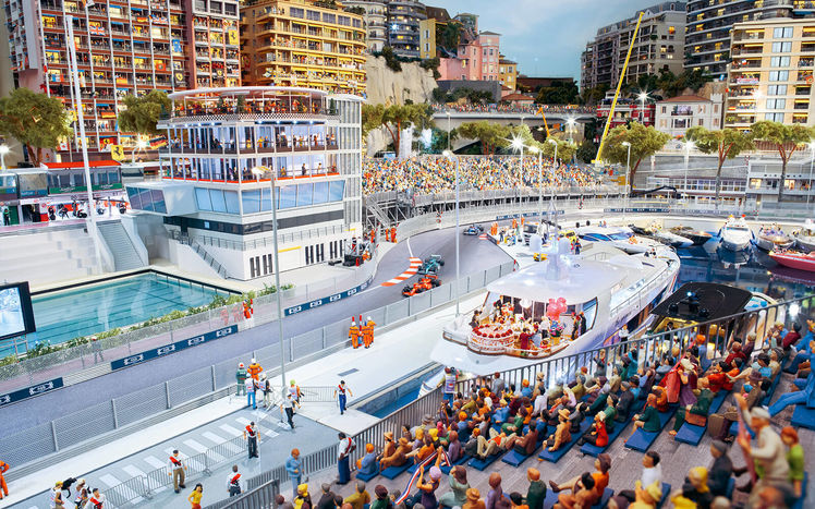 Monaco condamine rennstrecke schwimmbad formel1