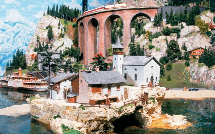 Oesterreich Alpen Juliuskloster Viadukt
