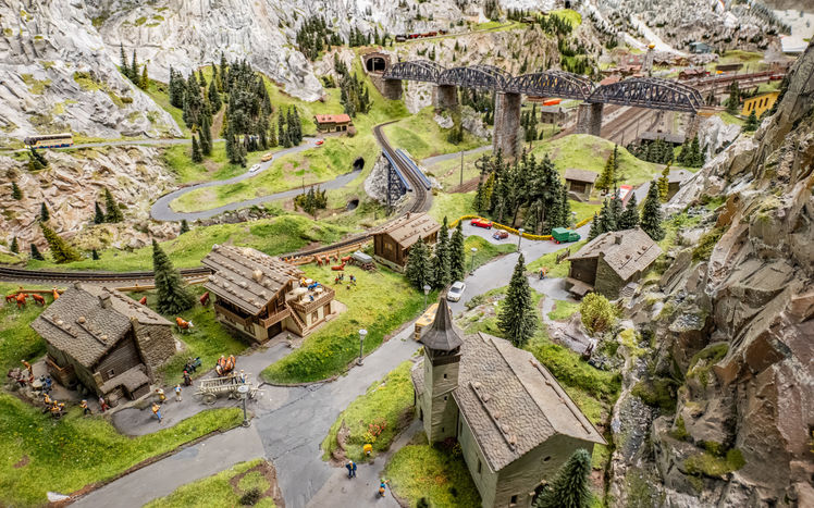 Österreich tal dorf