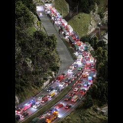 Schweiz Autobahn Stau1