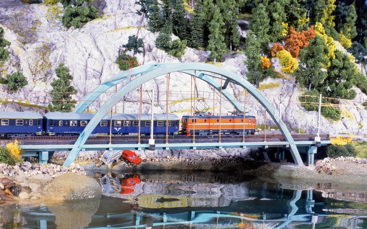 Skandinavien Bruecke Wasser